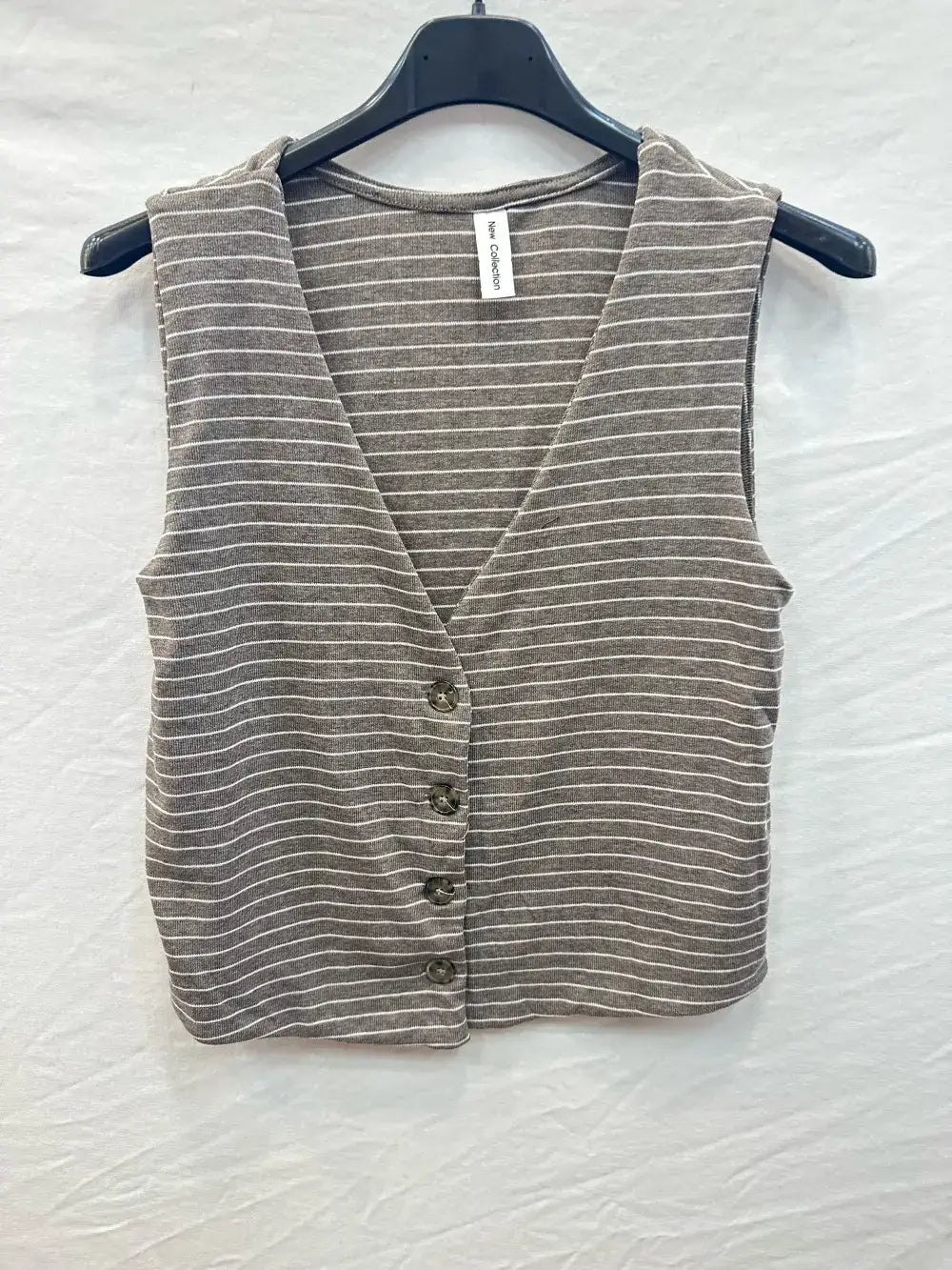 Gestreepte gilet