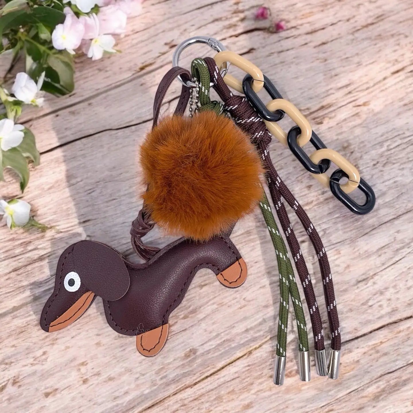 Tasbedel - sleutelhanger hond