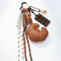 Tasbedel - sleutelhanger croissant