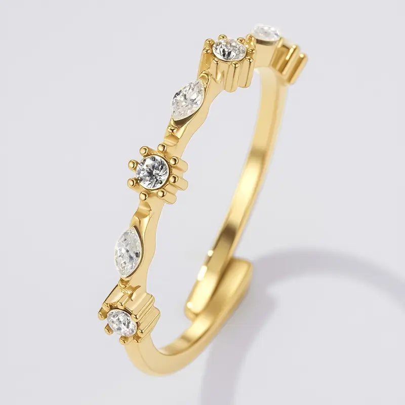 Elegante ring - goudkleurig