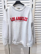 Los Angeles trui - Beige/Rood