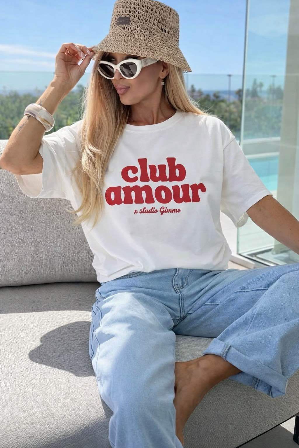 T-shirt Club amour