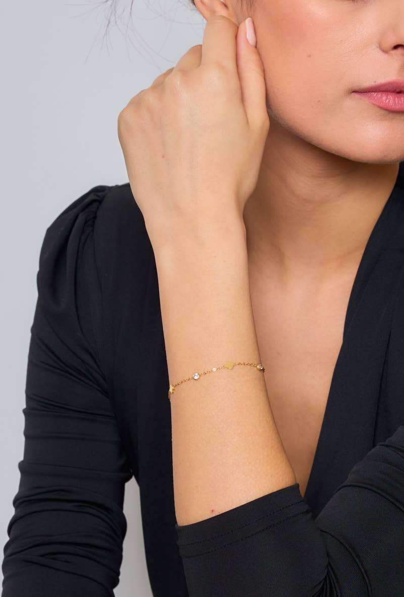 Fijne armband met strass