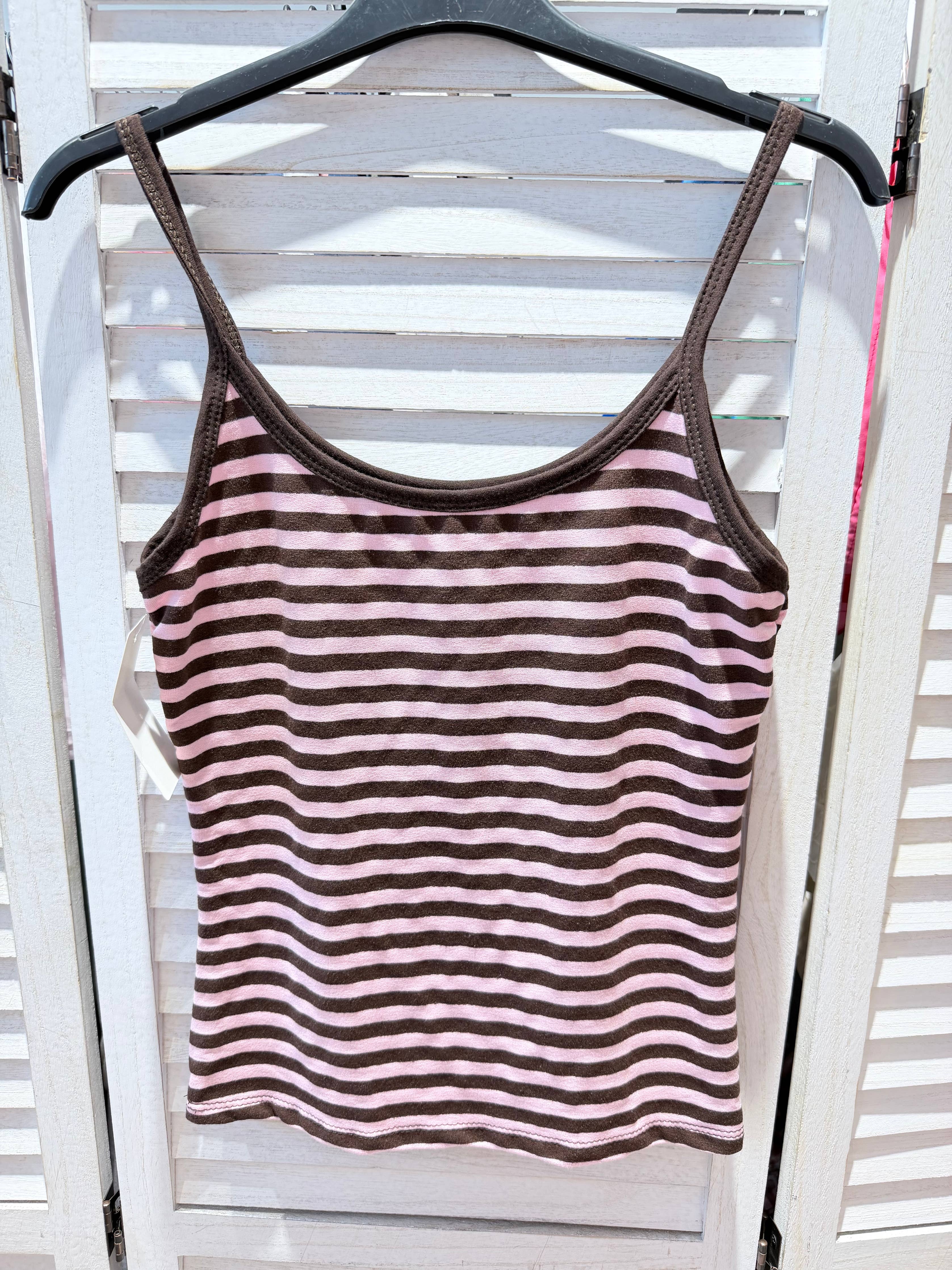 Gestreept hemdje Roze-Blauw