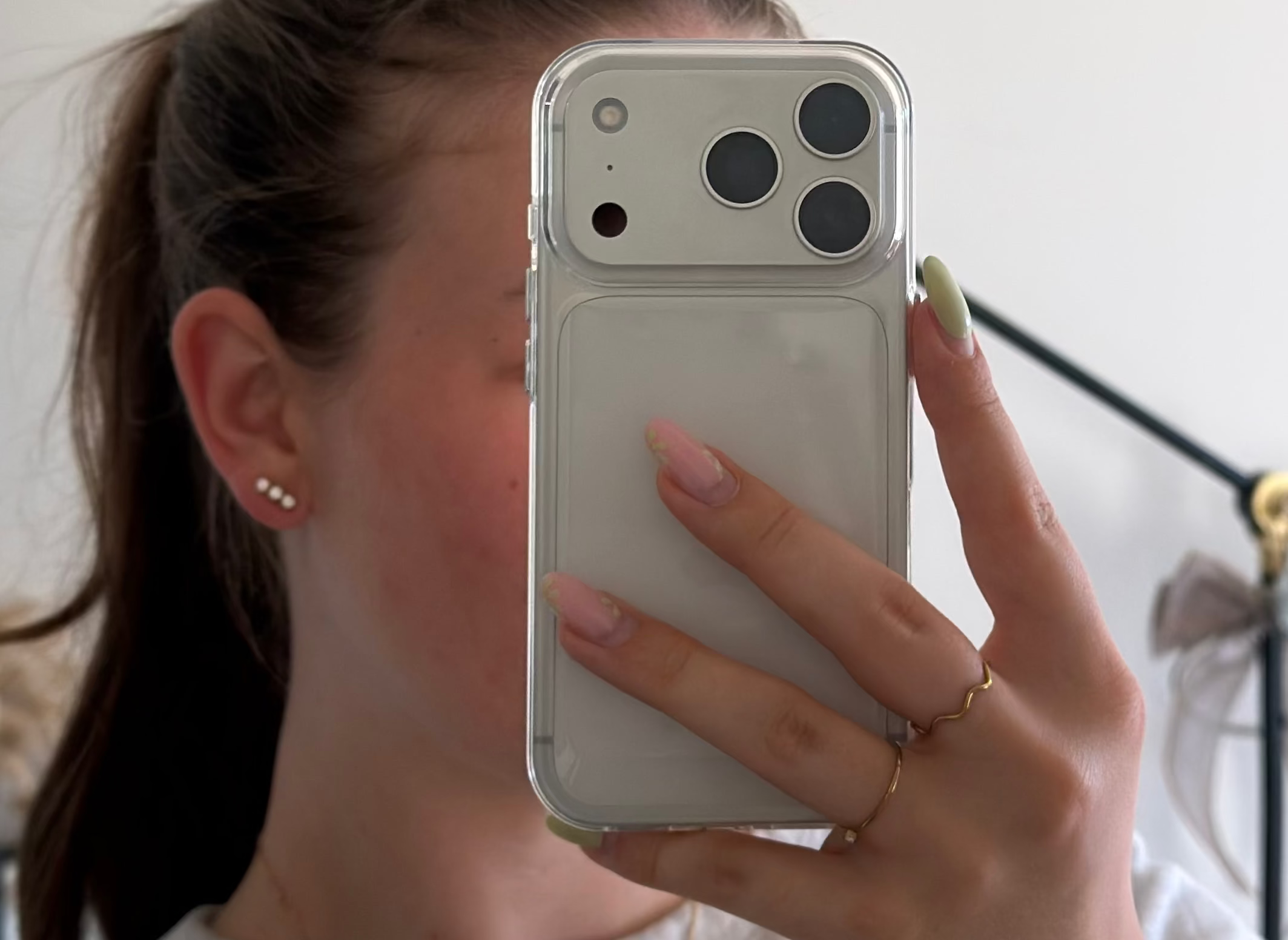 Trinity studs oorbellen