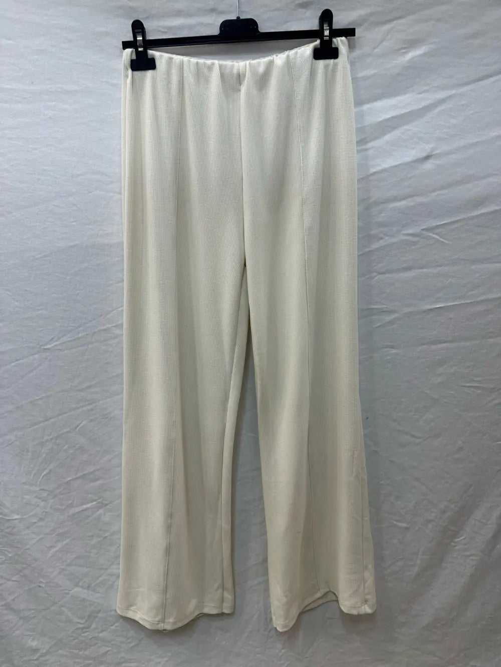 Wijde losse broek - Ecru