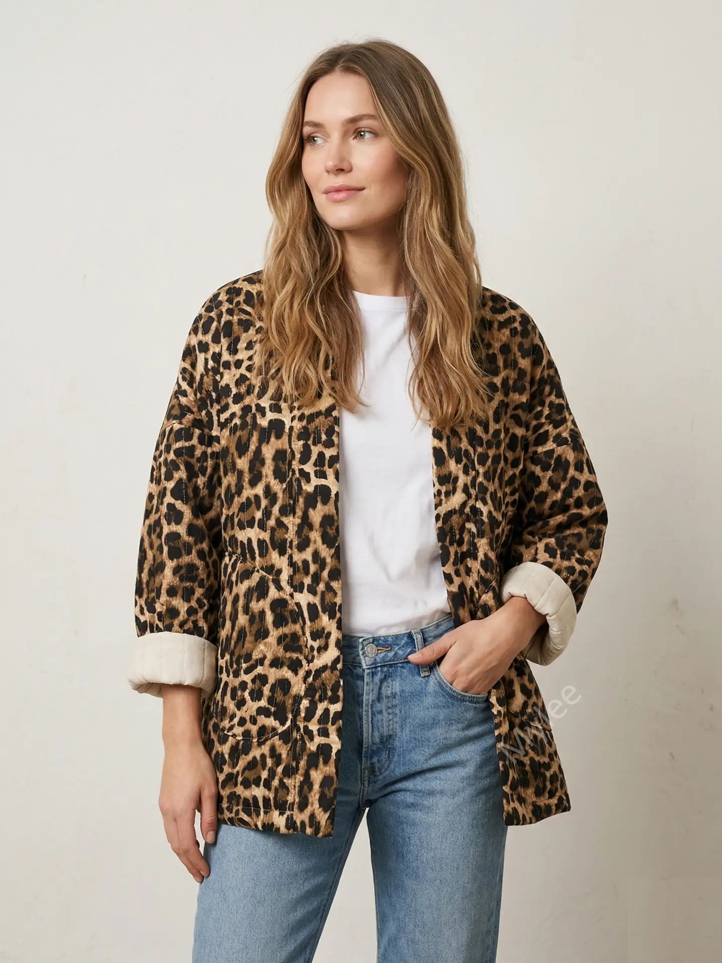 Kimono jasje luipaardprint